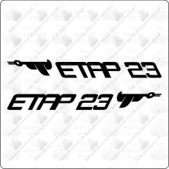 ETAP 23 Sailboat Logo Sticker (Pair) 