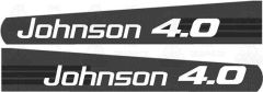 Johnson 4.0 Outboard Sticker Set