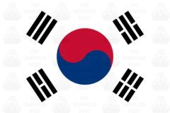 South Korea Flag Sticker