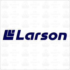 Larson Boats Lettering Logo Sticker