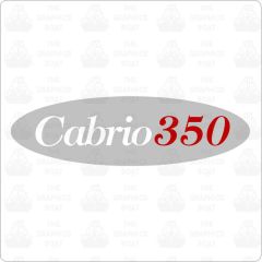 Larson Cabrio 350 Oval Sticker
