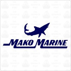 Mako Marine Boat Logo Sticker