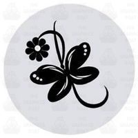 Port Hole Etch Design Self Adhesive Sticker 9