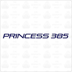 Princess Boats 385 Decals Sticker