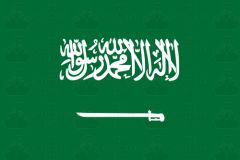 Saudi Arabia flag sticker 