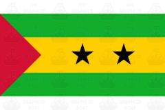 Sao Tome flag sticker