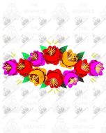 Traditional Style Canal Rose Sticker  Design 11