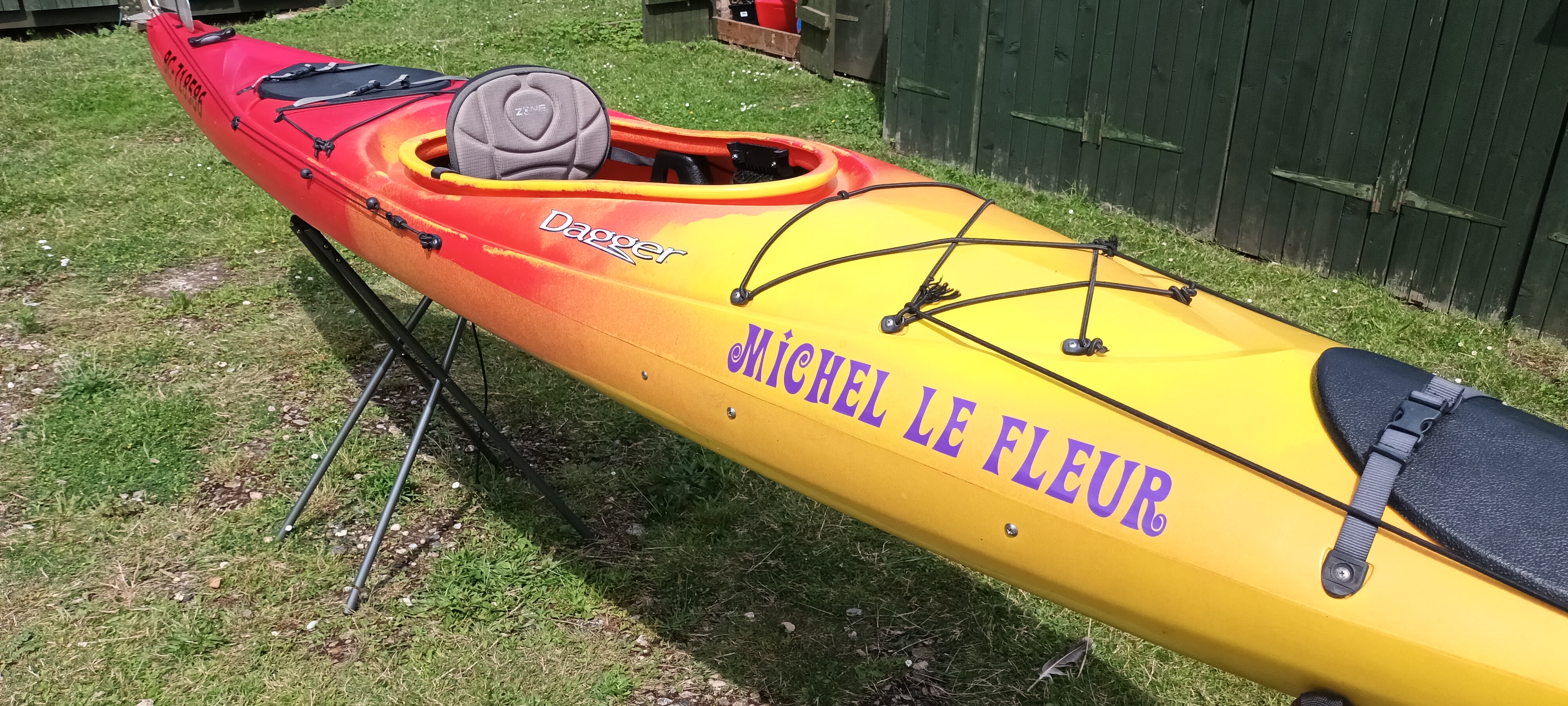 Customer Photo - Kayak Name Michel Le Fleur