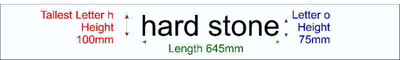 Example with all Lowercase - No Descenders