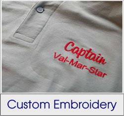 CUSTOM EMBROIDERY BY THE GRAPHICS BOAT