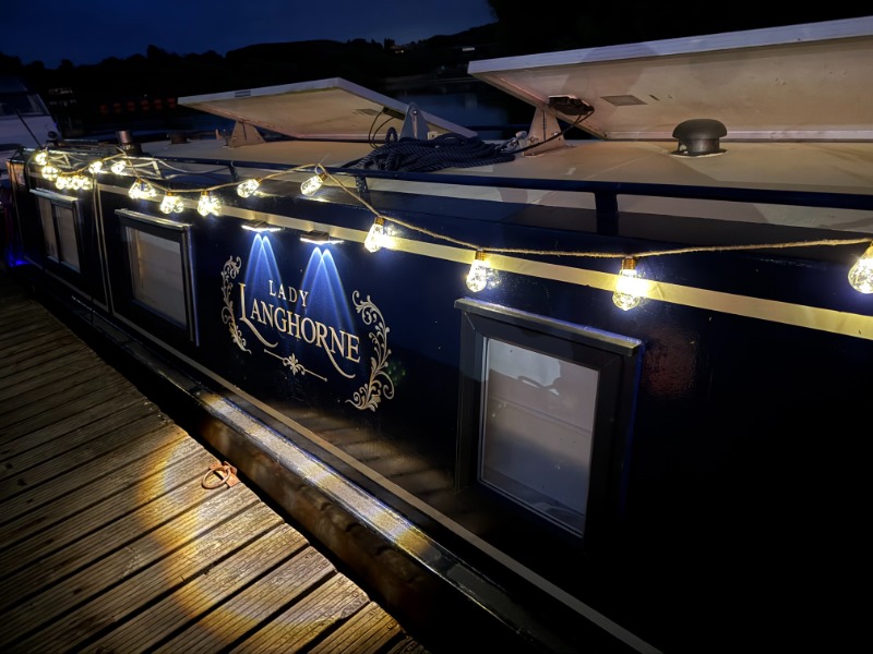 Narrowboat Graphics fitted